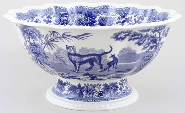 Footed Bowl Aesops Fables c2001